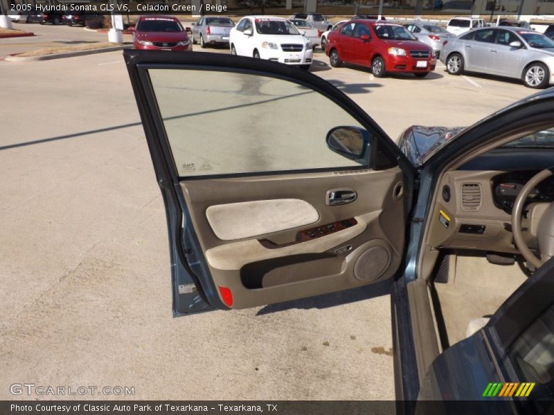 Celadon Green / Beige 2005 Hyundai Sonata GLS V6