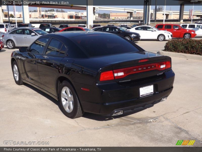 Pitch Black / Black 2012 Dodge Charger SE