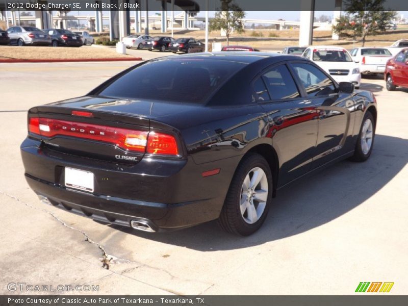 Pitch Black / Black 2012 Dodge Charger SE