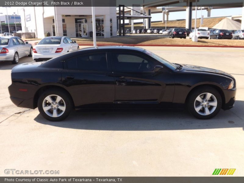 Pitch Black / Black 2012 Dodge Charger SE