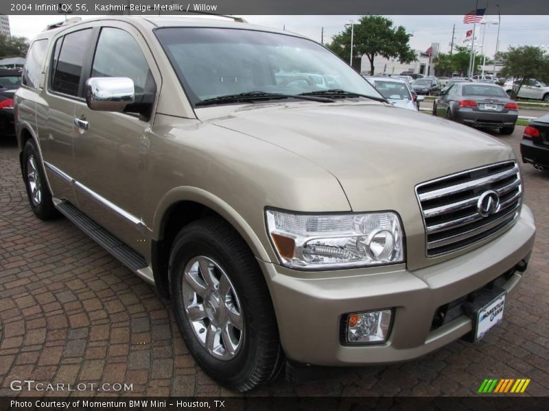 Kashmir Beige Metallic / Willow 2004 Infiniti QX 56
