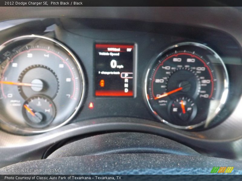 Pitch Black / Black 2012 Dodge Charger SE