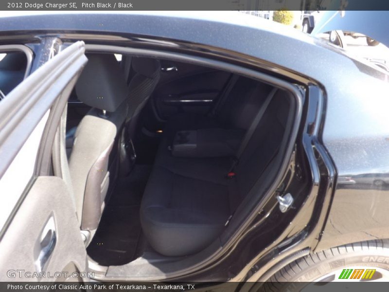 Pitch Black / Black 2012 Dodge Charger SE