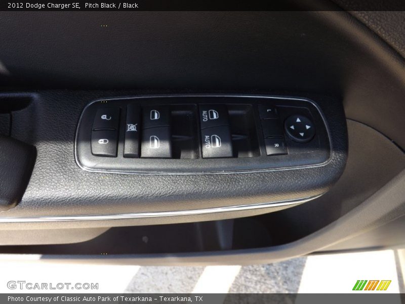 Pitch Black / Black 2012 Dodge Charger SE