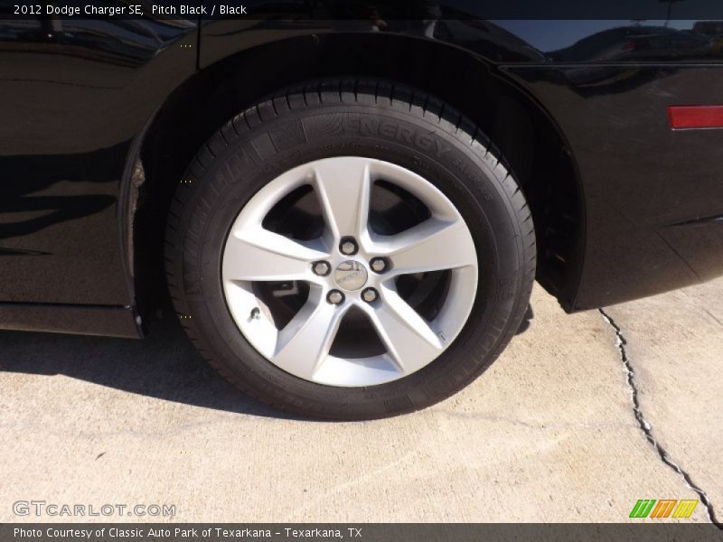 Pitch Black / Black 2012 Dodge Charger SE