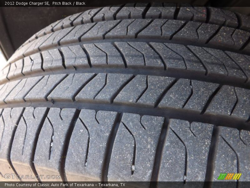 Pitch Black / Black 2012 Dodge Charger SE