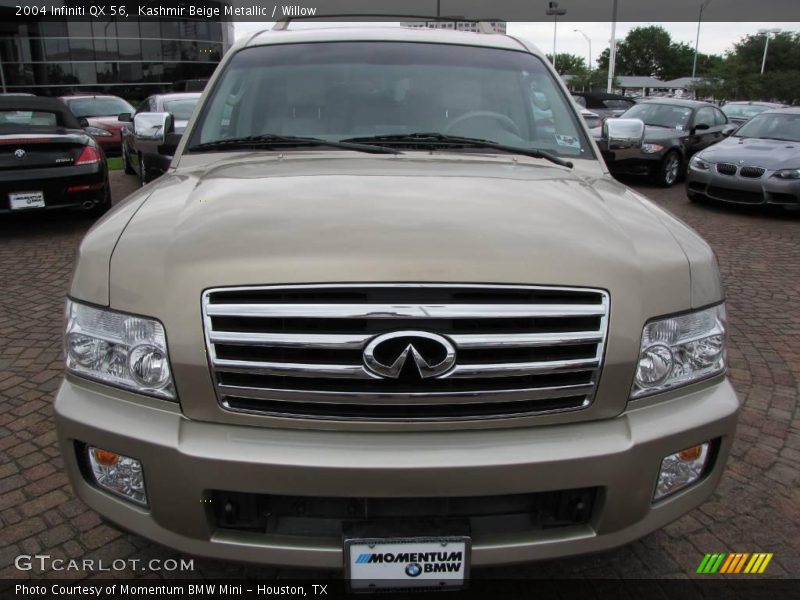 Kashmir Beige Metallic / Willow 2004 Infiniti QX 56