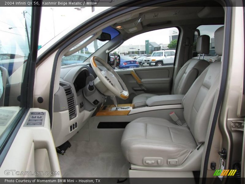 Kashmir Beige Metallic / Willow 2004 Infiniti QX 56