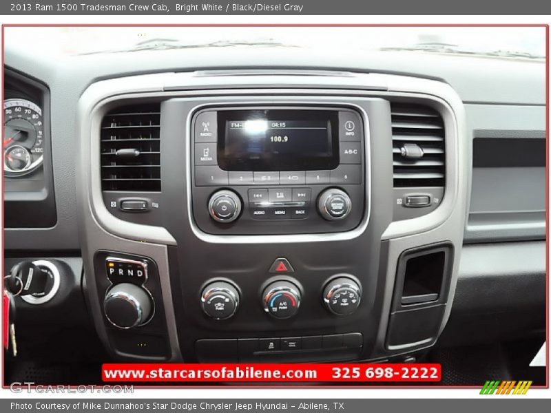 Bright White / Black/Diesel Gray 2013 Ram 1500 Tradesman Crew Cab