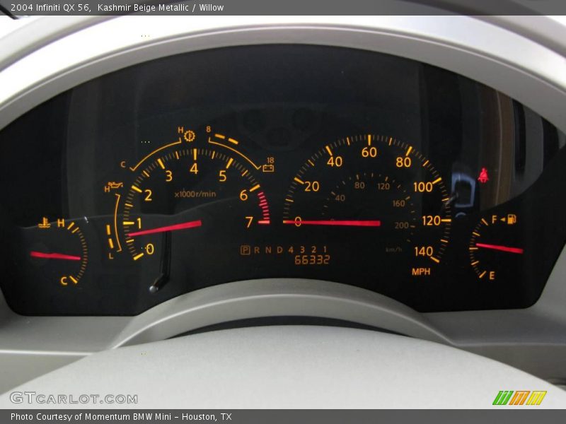 Kashmir Beige Metallic / Willow 2004 Infiniti QX 56