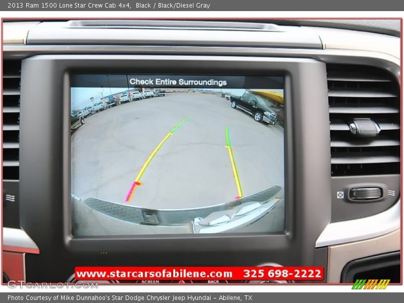 Black / Black/Diesel Gray 2013 Ram 1500 Lone Star Crew Cab 4x4