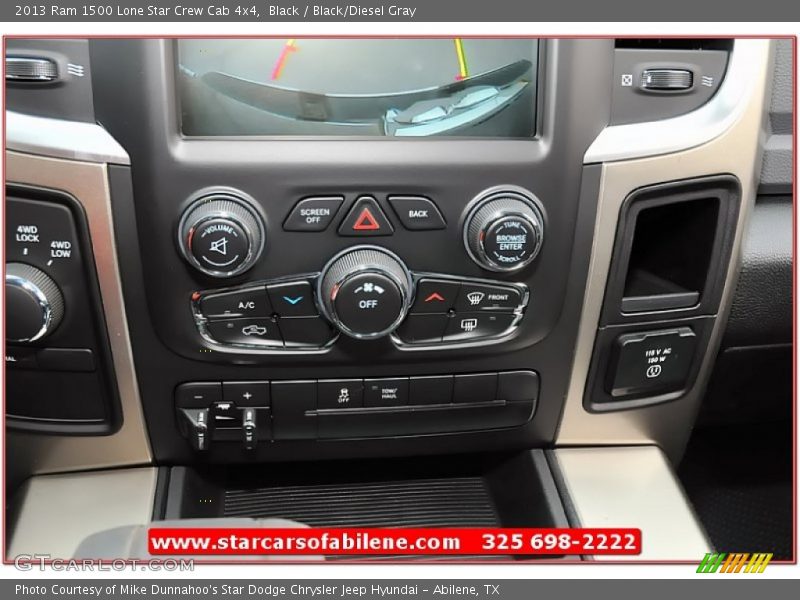 Black / Black/Diesel Gray 2013 Ram 1500 Lone Star Crew Cab 4x4