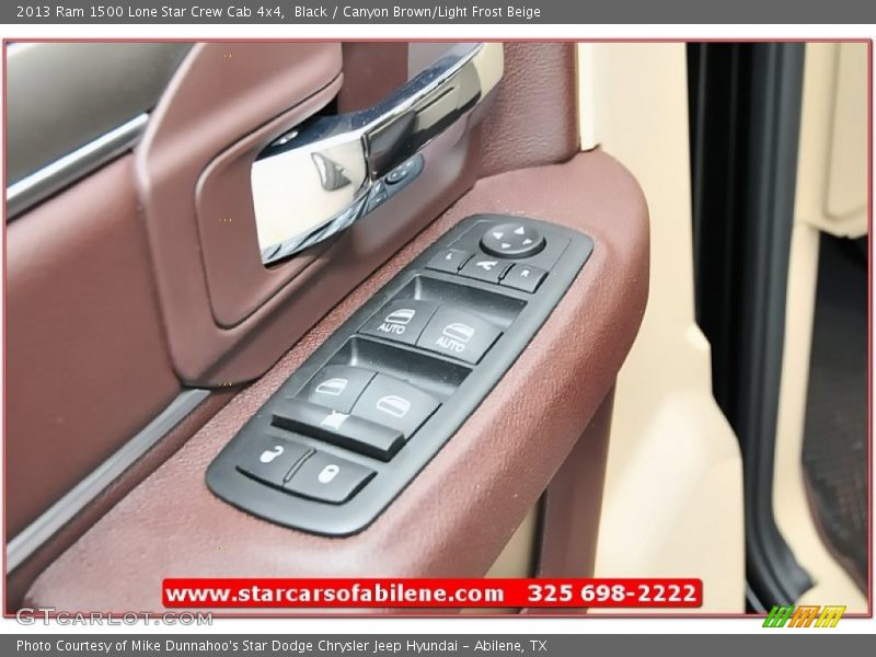 Black / Canyon Brown/Light Frost Beige 2013 Ram 1500 Lone Star Crew Cab 4x4