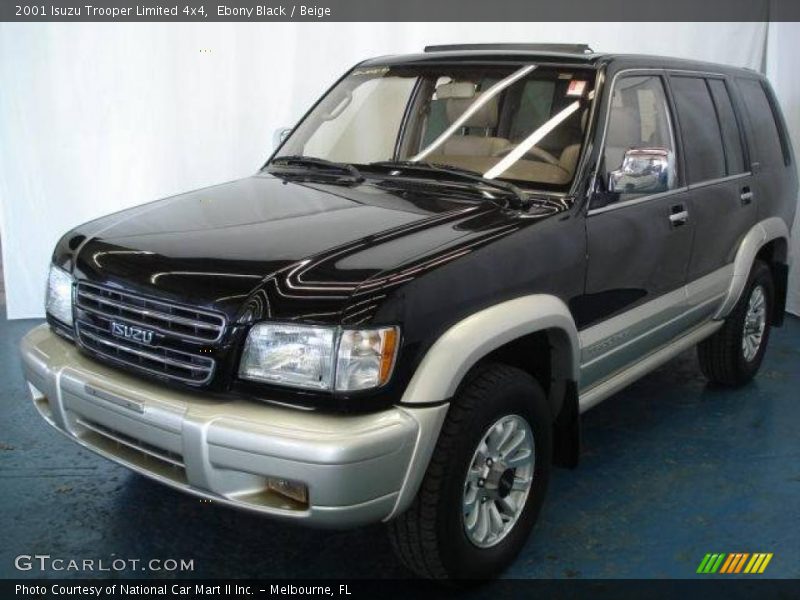 Ebony Black / Beige 2001 Isuzu Trooper Limited 4x4