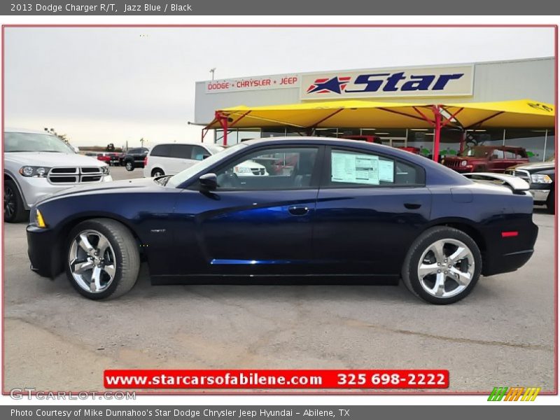 Jazz Blue / Black 2013 Dodge Charger R/T