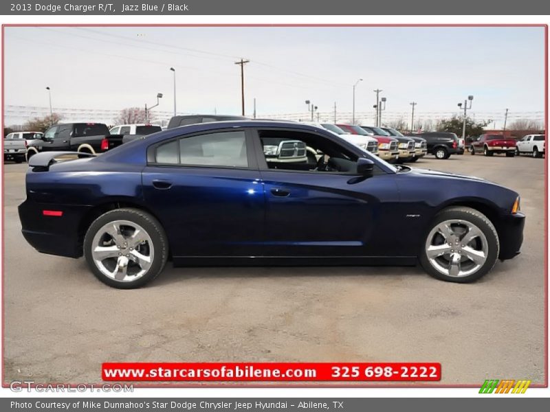 Jazz Blue / Black 2013 Dodge Charger R/T