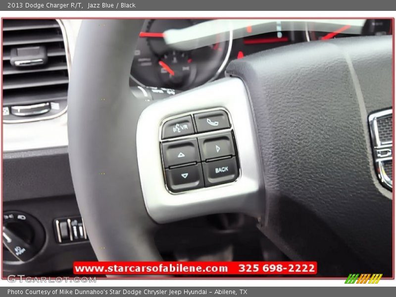 Jazz Blue / Black 2013 Dodge Charger R/T