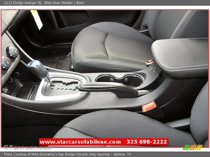 Billet Silver Metallic / Black 2013 Dodge Avenger SE