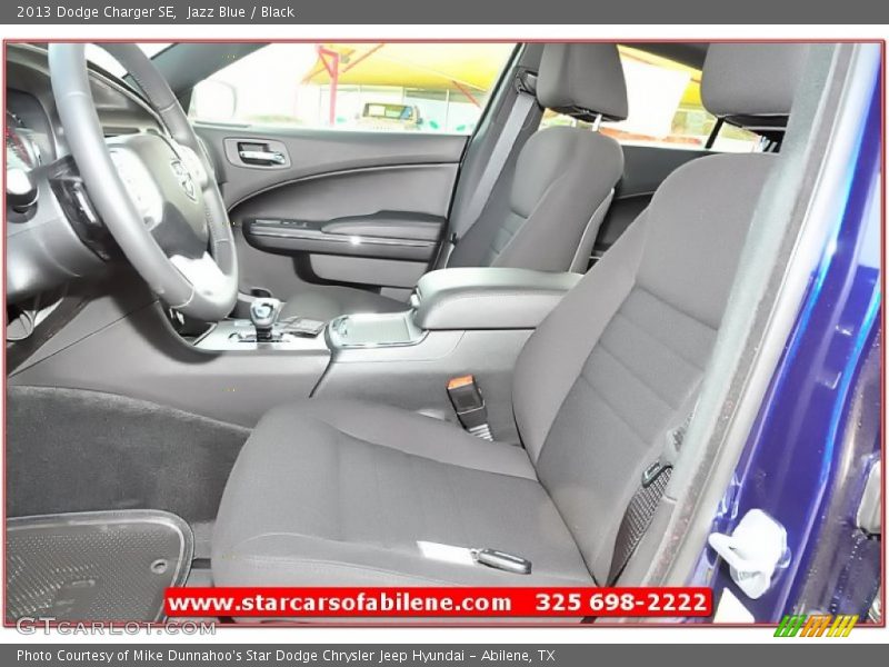 Jazz Blue / Black 2013 Dodge Charger SE