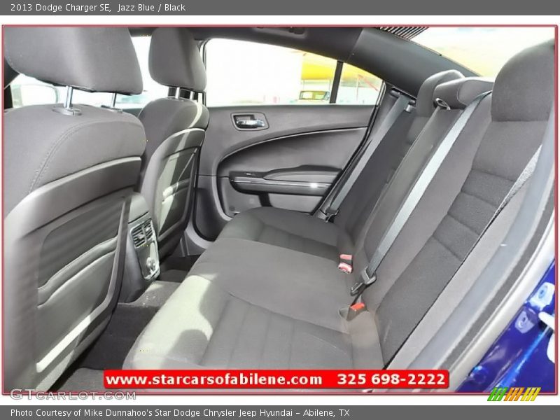 Jazz Blue / Black 2013 Dodge Charger SE