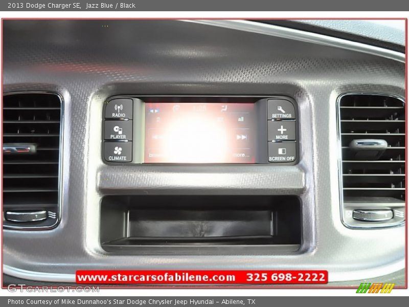 Jazz Blue / Black 2013 Dodge Charger SE