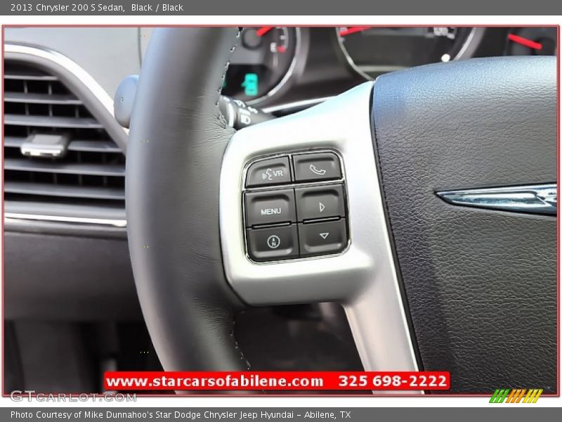 Black / Black 2013 Chrysler 200 S Sedan