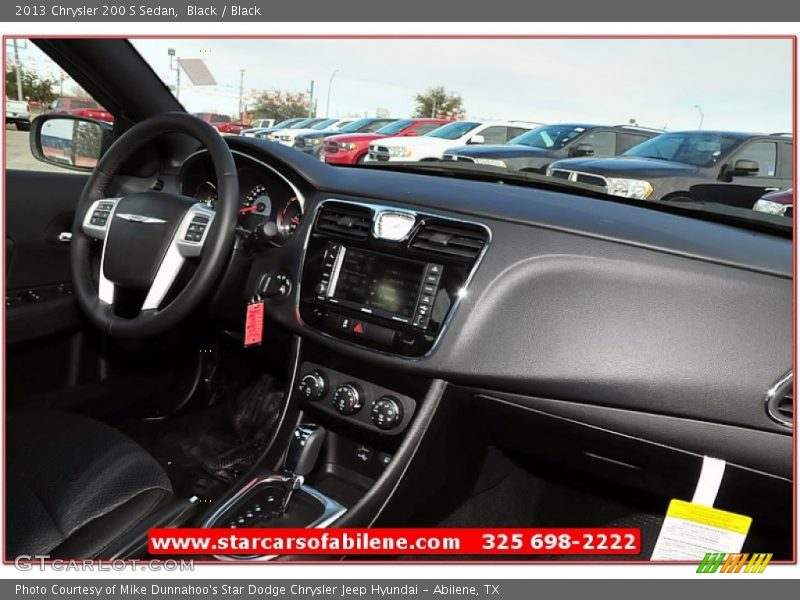 Black / Black 2013 Chrysler 200 S Sedan