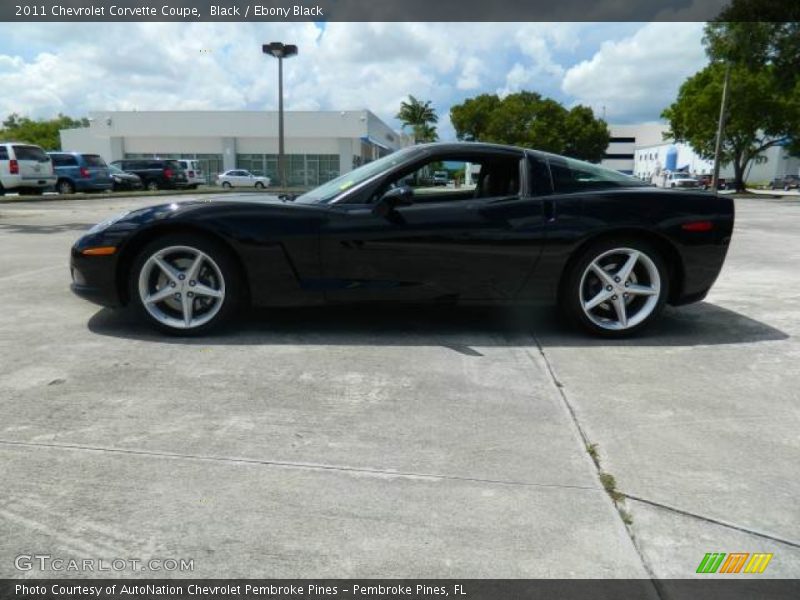 Black / Ebony Black 2011 Chevrolet Corvette Coupe