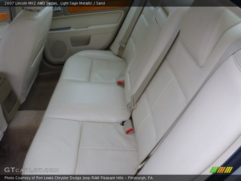 Light Sage Metallic / Sand 2007 Lincoln MKZ AWD Sedan