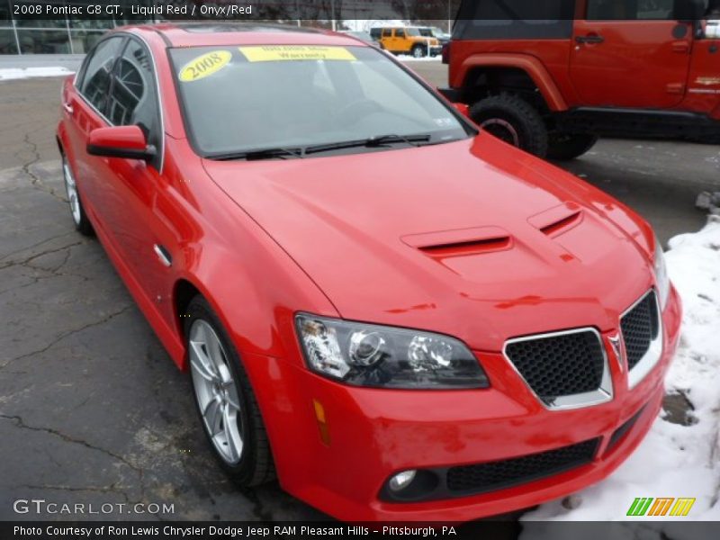Front 3/4 View of 2008 G8 GT