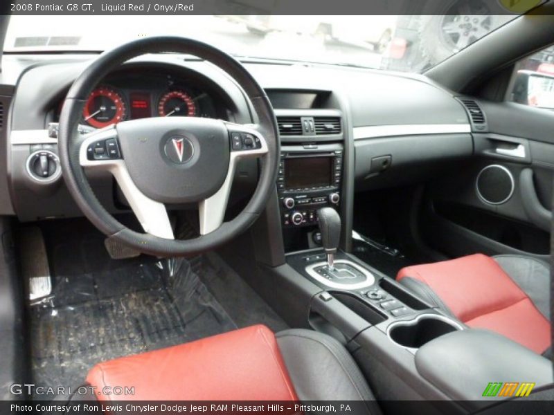 Dashboard of 2008 G8 GT