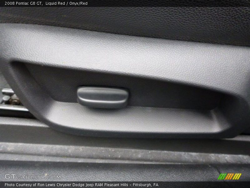 Liquid Red / Onyx/Red 2008 Pontiac G8 GT