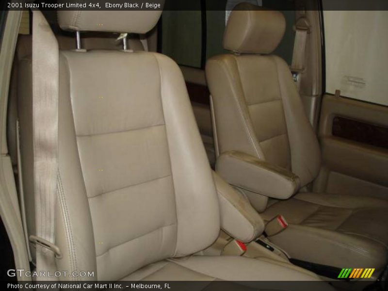 Ebony Black / Beige 2001 Isuzu Trooper Limited 4x4