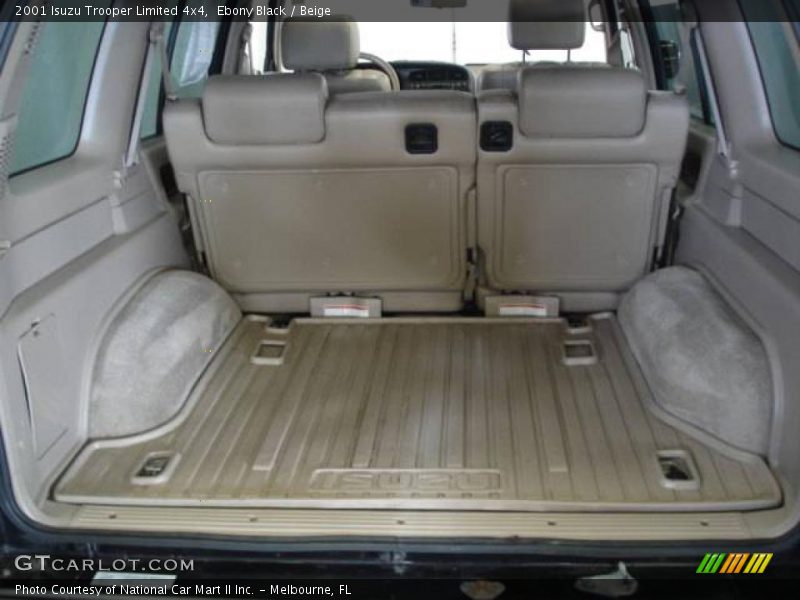 Ebony Black / Beige 2001 Isuzu Trooper Limited 4x4