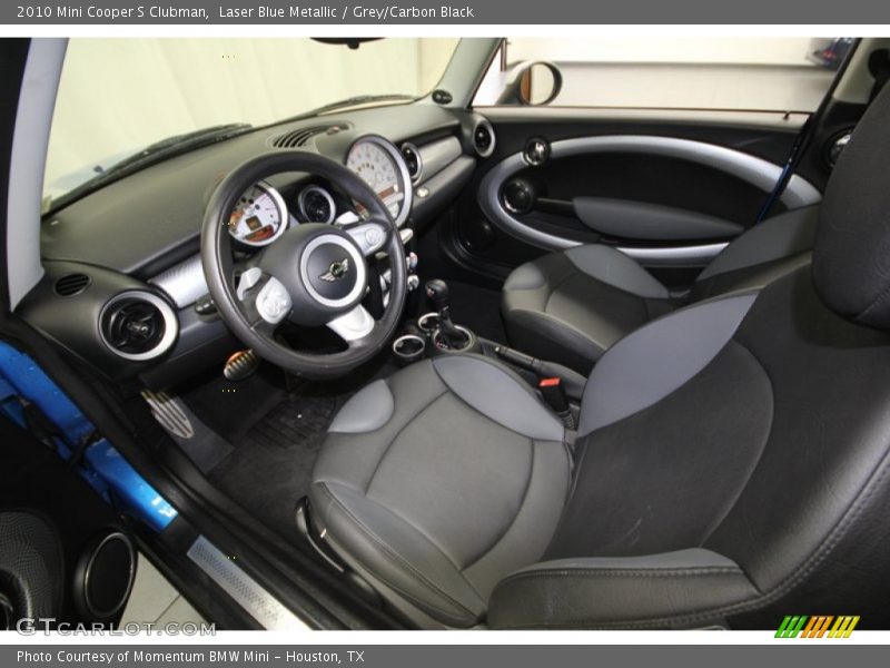 Laser Blue Metallic / Grey/Carbon Black 2010 Mini Cooper S Clubman