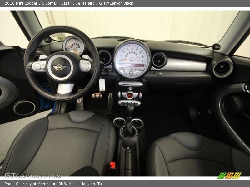 Laser Blue Metallic / Grey/Carbon Black 2010 Mini Cooper S Clubman