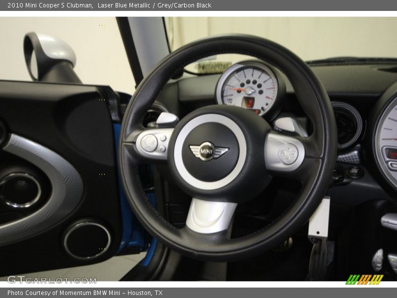 Laser Blue Metallic / Grey/Carbon Black 2010 Mini Cooper S Clubman