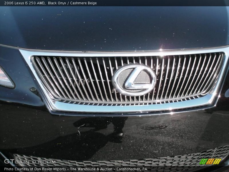 Black Onyx / Cashmere Beige 2006 Lexus IS 250 AWD