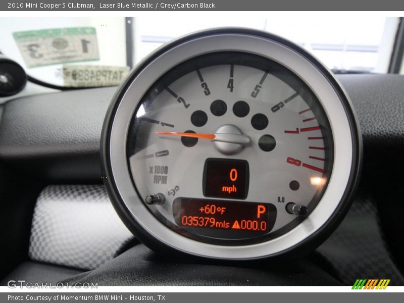 Laser Blue Metallic / Grey/Carbon Black 2010 Mini Cooper S Clubman