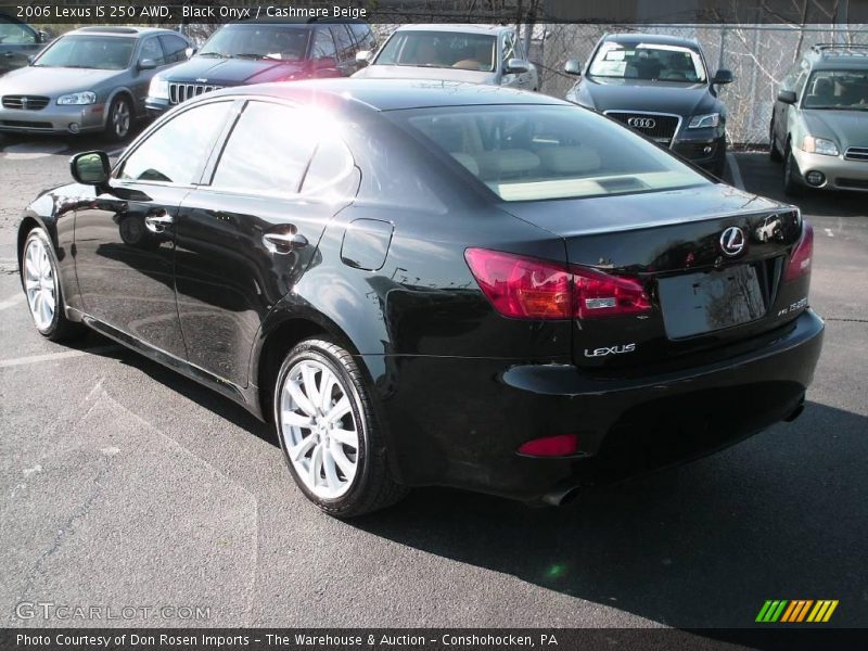 Black Onyx / Cashmere Beige 2006 Lexus IS 250 AWD
