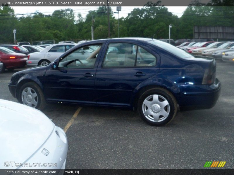 Blue Lagoon Metallic / Black 2002 Volkswagen Jetta GLS 1.8T Sedan