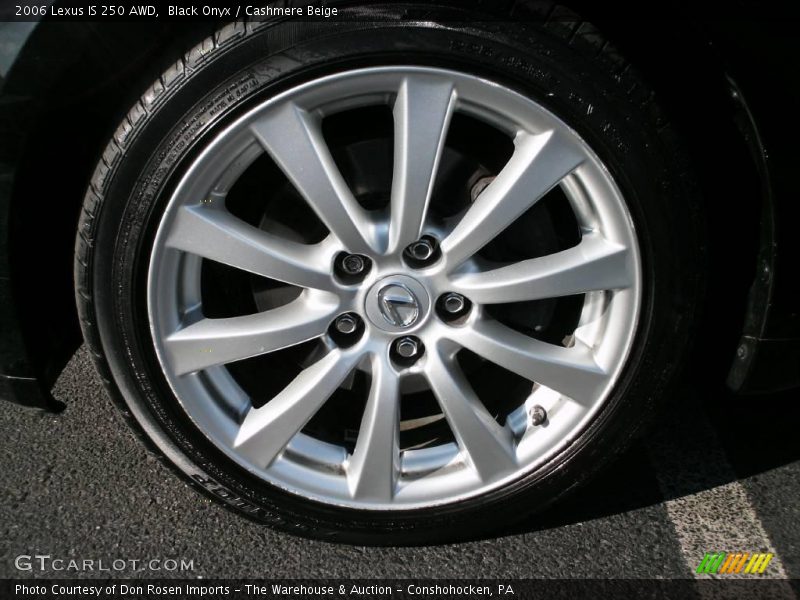 Black Onyx / Cashmere Beige 2006 Lexus IS 250 AWD