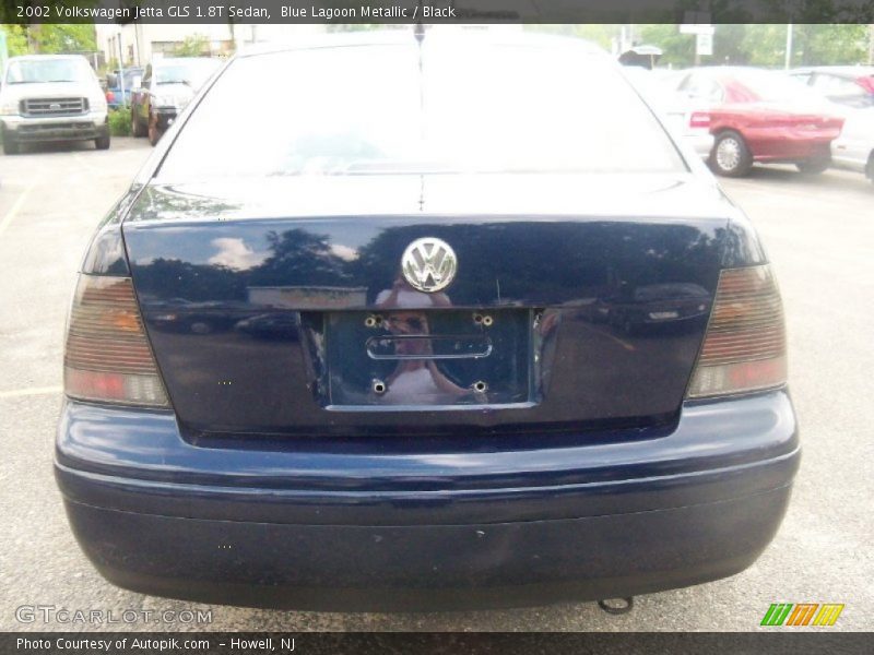 Blue Lagoon Metallic / Black 2002 Volkswagen Jetta GLS 1.8T Sedan