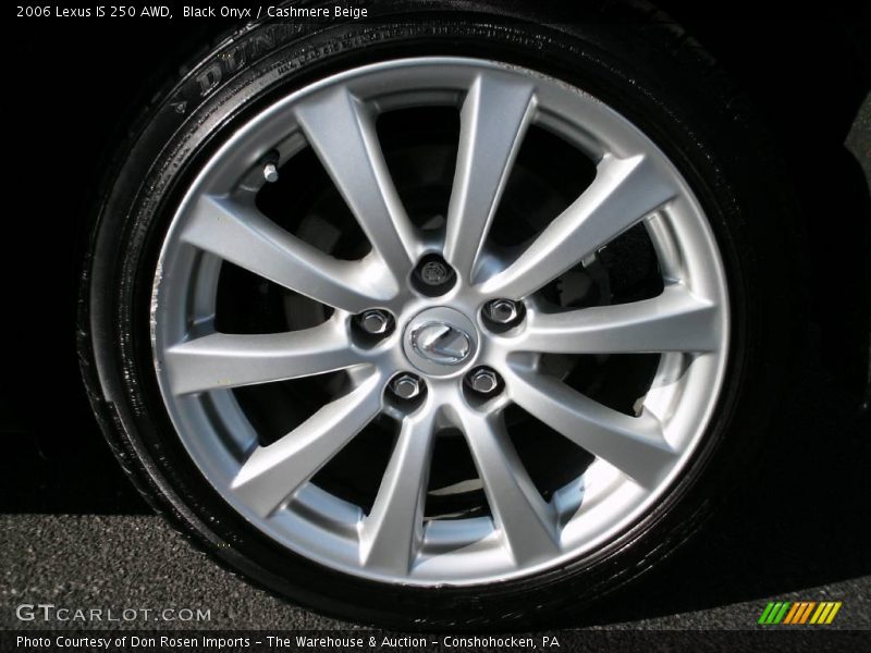 Black Onyx / Cashmere Beige 2006 Lexus IS 250 AWD