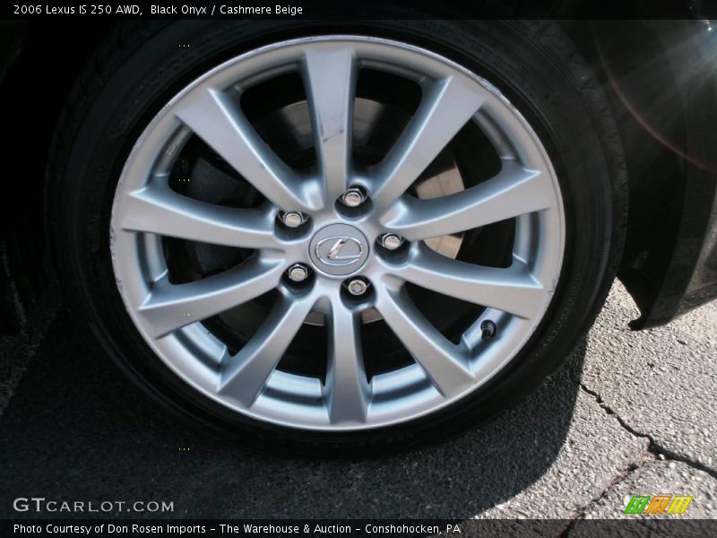 Black Onyx / Cashmere Beige 2006 Lexus IS 250 AWD