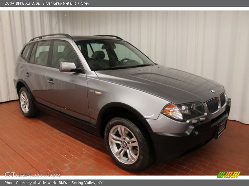 Silver Grey Metallic / Grey 2004 BMW X3 3.0i