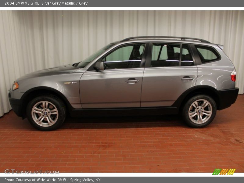 Silver Grey Metallic / Grey 2004 BMW X3 3.0i