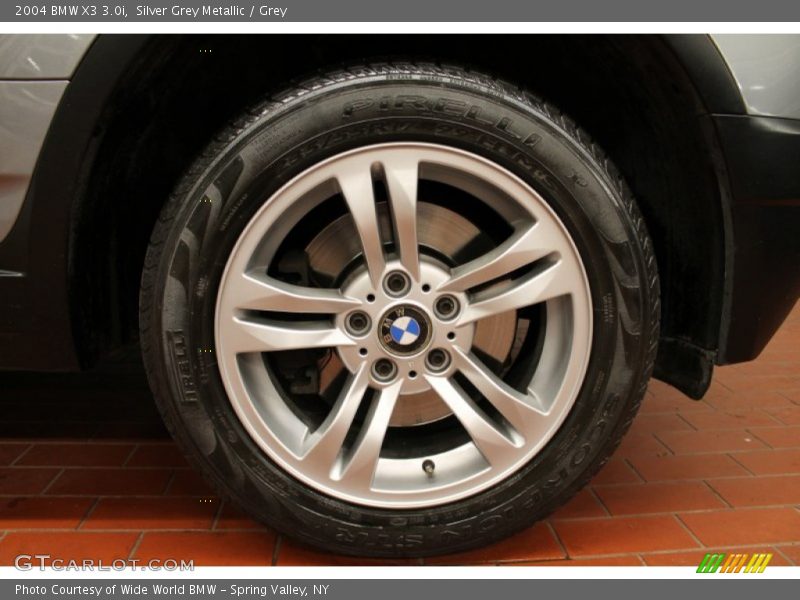 Silver Grey Metallic / Grey 2004 BMW X3 3.0i