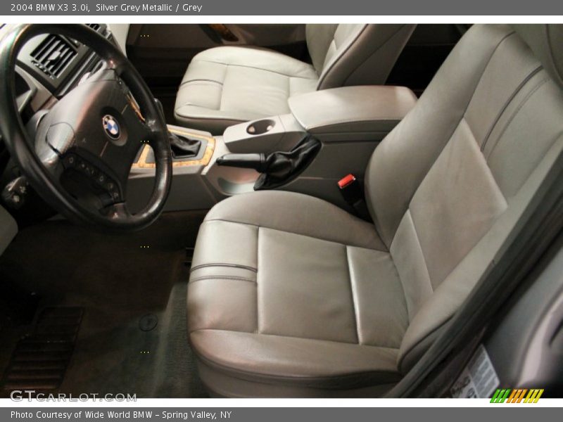 Silver Grey Metallic / Grey 2004 BMW X3 3.0i