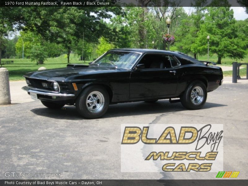 Raven Black / Black Deluxe 1970 Ford Mustang Fastback